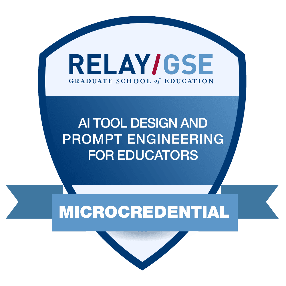Relay/GSE AI Tool Design Microcredential badge
